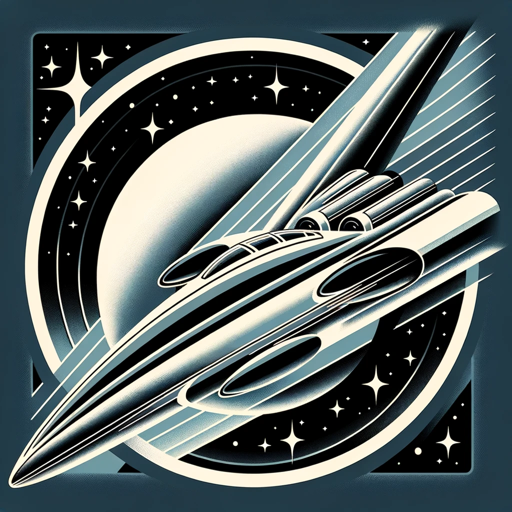Retro Futurism Space Artist logo