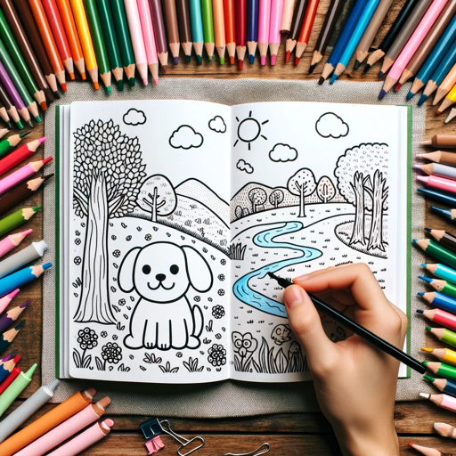 Coloring Page Creator logo