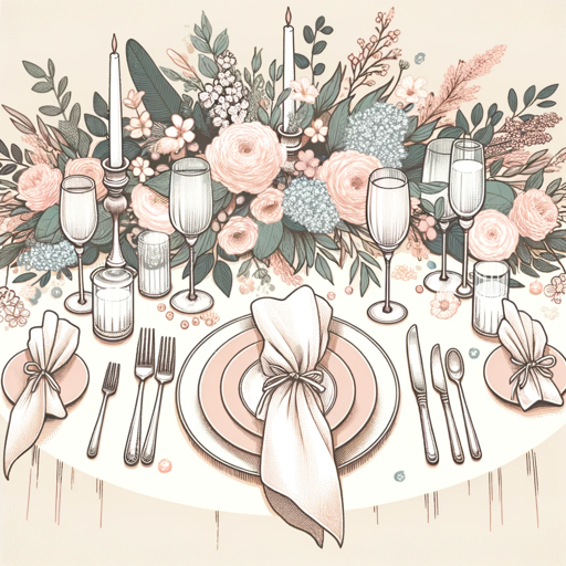 ! Wedding Menu Designer ! logo