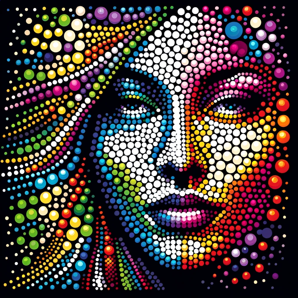 SHELEADS Diamond Dot Art (AI ART) logo