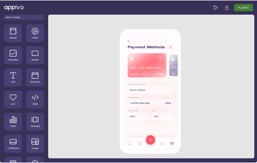 Design beautiful apps with the Appivo low code platform