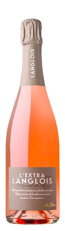 Crémant de Loire AOC L'Extra par Langlois Dry Rosé