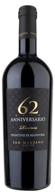 Primitivo di Manduria Riserva DOC Anniversario 62 2017