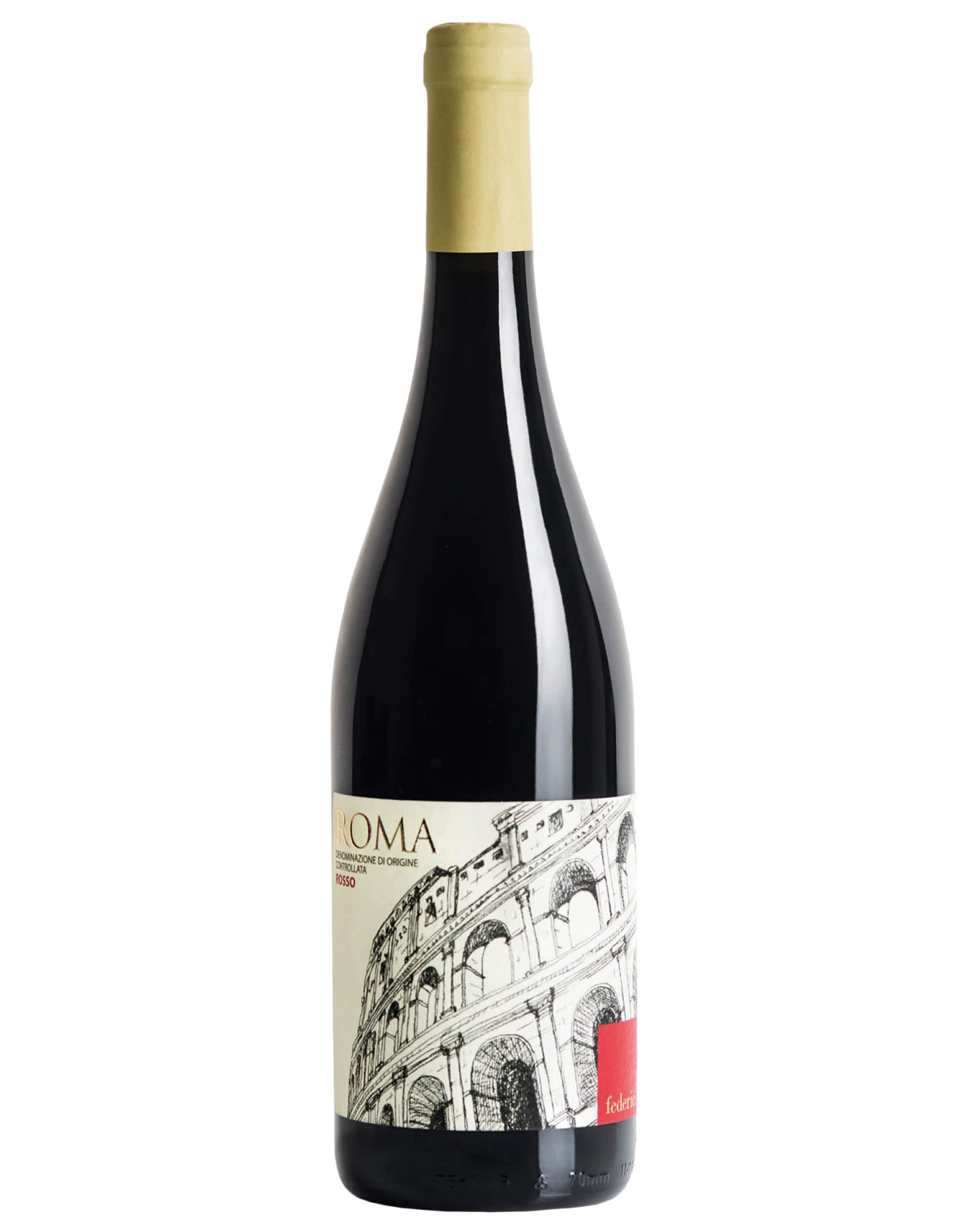 Roma Rosso DOC Federici 2019 0,75 ℓ, vino rosso