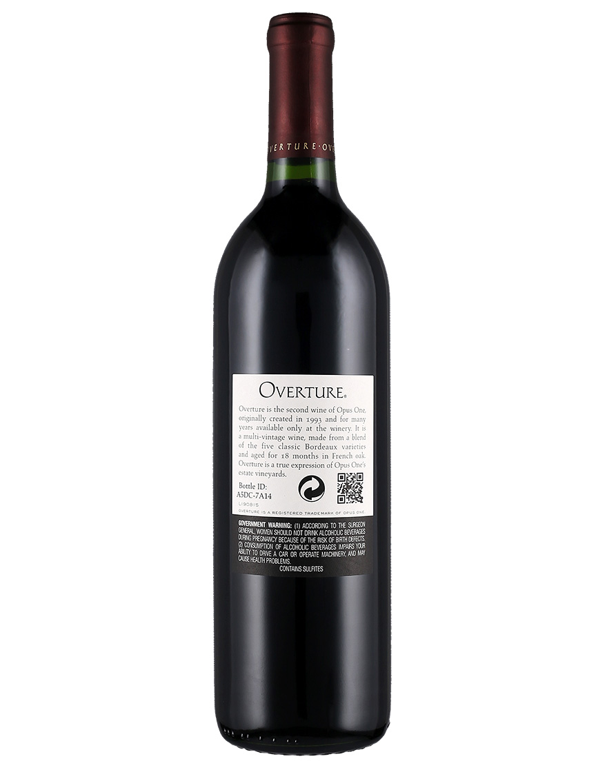 opus one 2013 overture napa red wine 750ml