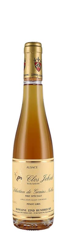 Alsace AOC Pinot Gris Clos Jebsal Trie Spéciale Sélection de Grains Nobles 2010
