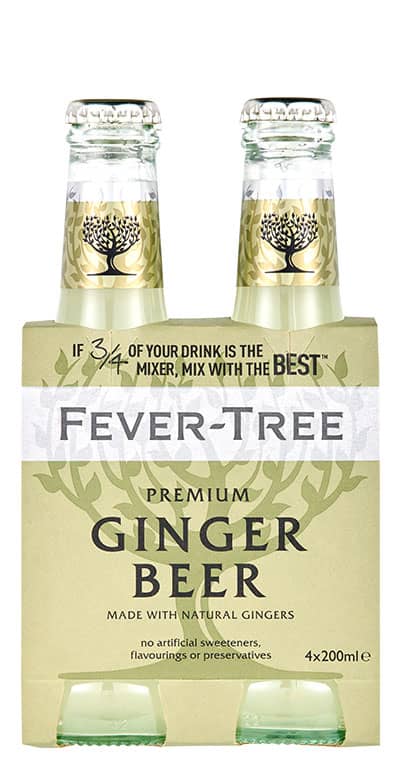 Fever Tree Ginger Пивная упаковка из 4 бутылок
