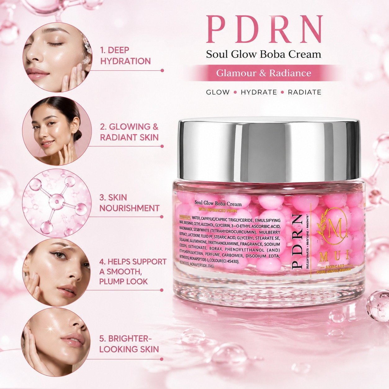 MUI Seoul Glow Boba Cream
