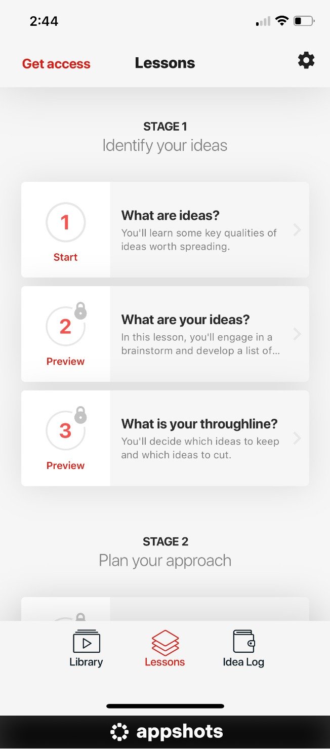 TED Masterclass - app screenshot 12