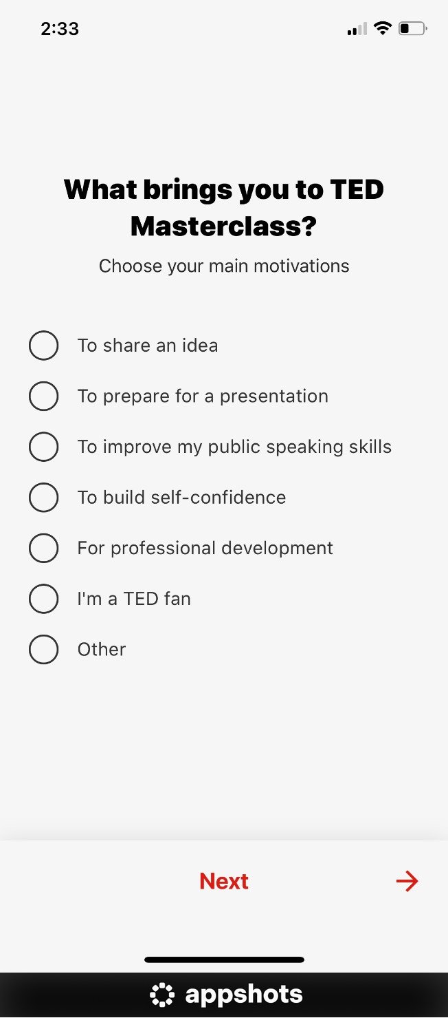 TED Masterclass - app screenshot 8