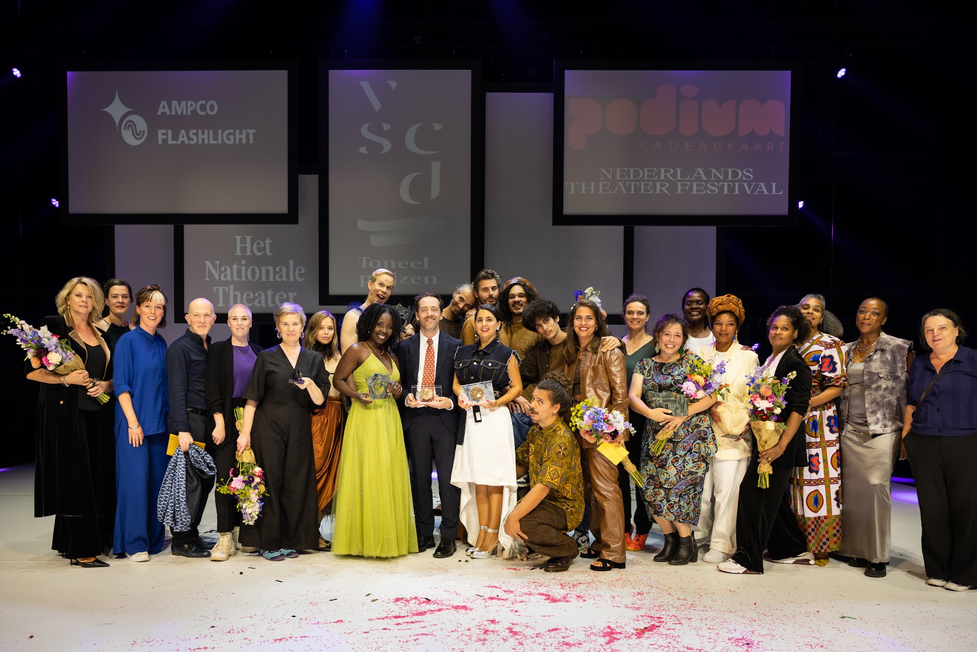 Alle winnaars van het Gala van het Nederlands Theater, foto: Nichon Glerum
