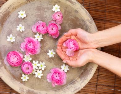 Rosewater for natural toner