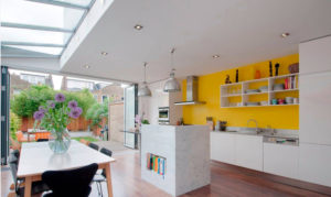 yellow works well in the kitchen