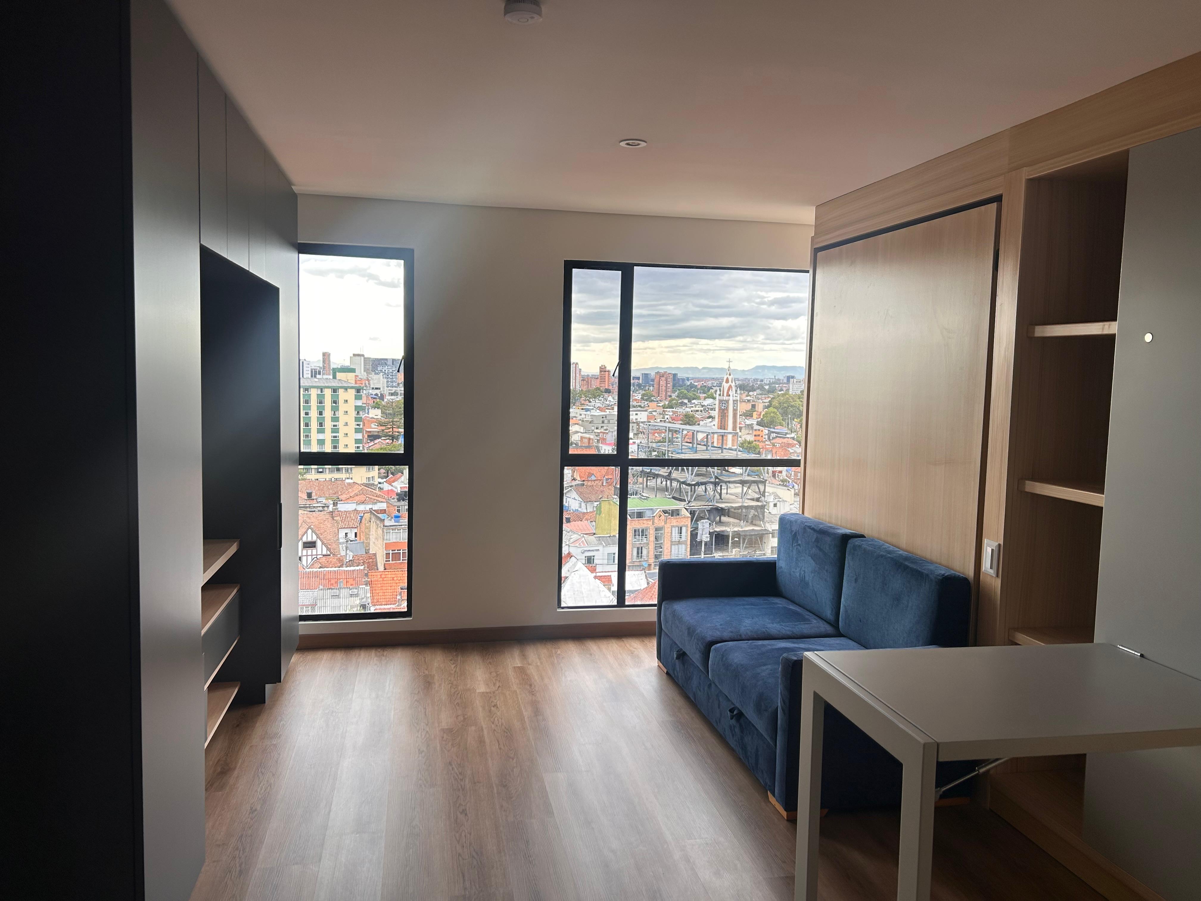 Apartamento de 1 alcoba en arriendo en Teusaquillo, Bogotá, 36 m² · foto 2 de 11