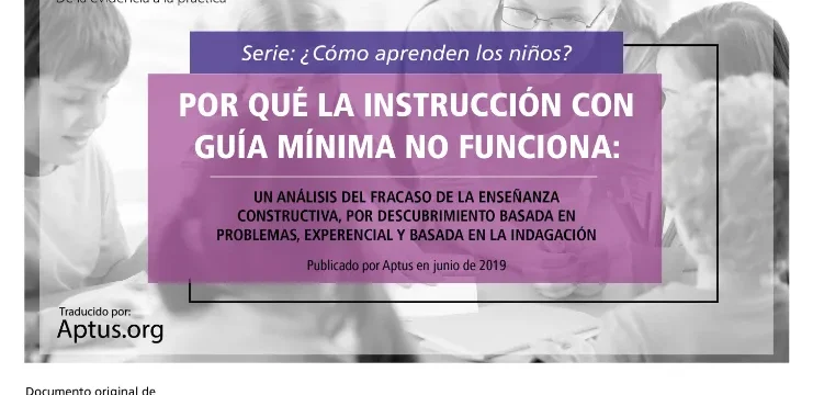 Por qué la instrucción con guía mínima no funciona