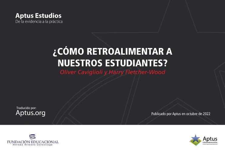 ¿Cómo retroalimentar a nuestros estudiantes?