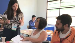 Personal de Aptus Capacitan a los docentes