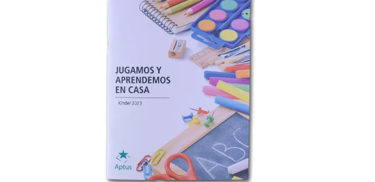 Libro Jugamos y aprendemos en casa para Kínder