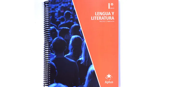 Libro de planificación de clase de primero medio para Lenguaje y comunicación