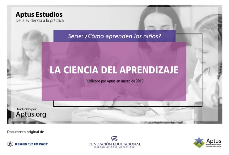 Artículo: la ciencia del aprendizaje