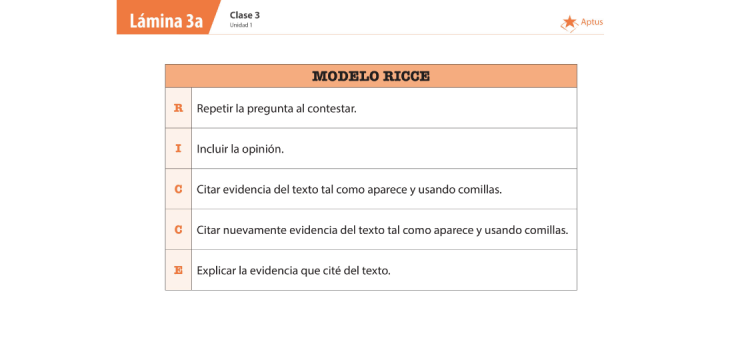 Lámina de planificación de clase lenguaje, quinto básico, uno