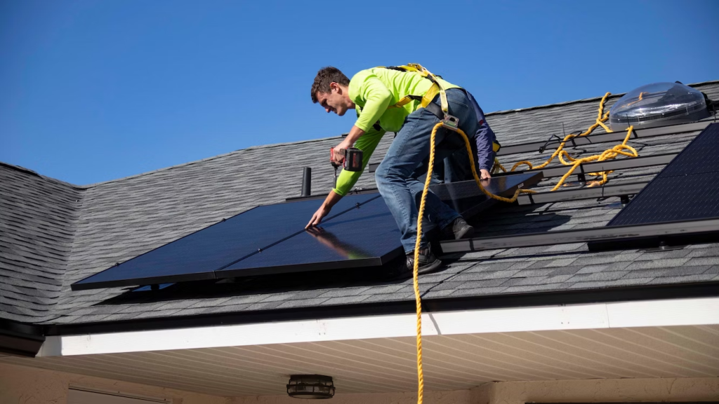 Installing solar panels in residential communities