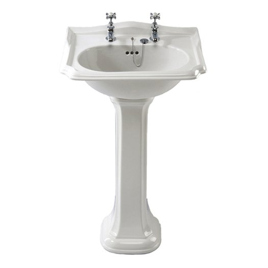 Stylish retro basin on pedestal / foot