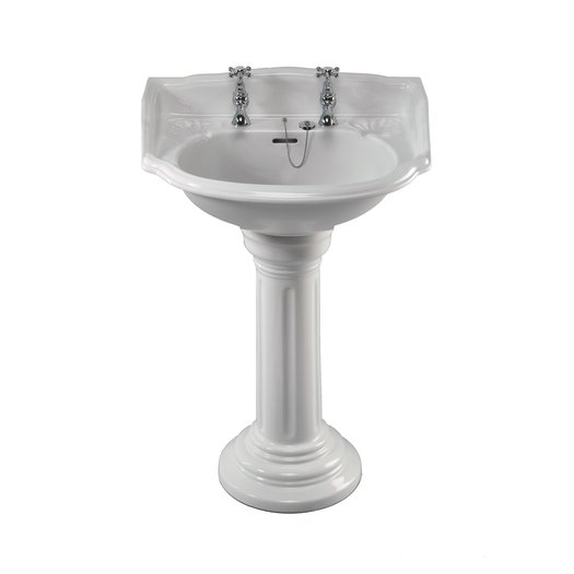 Belgravia stylish country washbasin on pedestal for the bathroom
