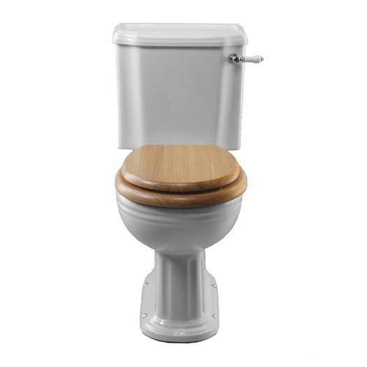 Belgravia country toilet with fluted pedestal
