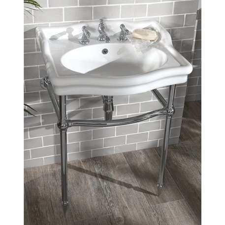 Country style bathroom with Loxley washbasin console