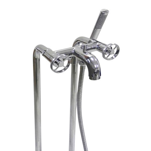 Arena bath / shower mixer on standing fittings