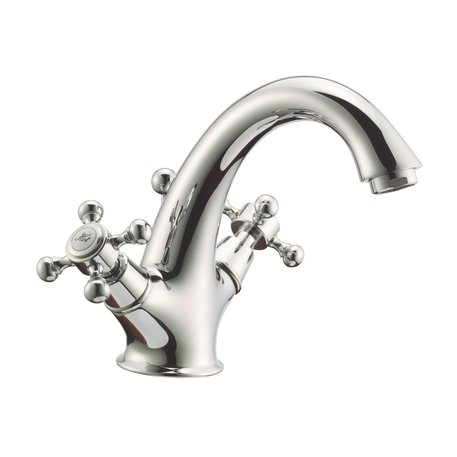 Retro lavabo faucet with rustic knobs