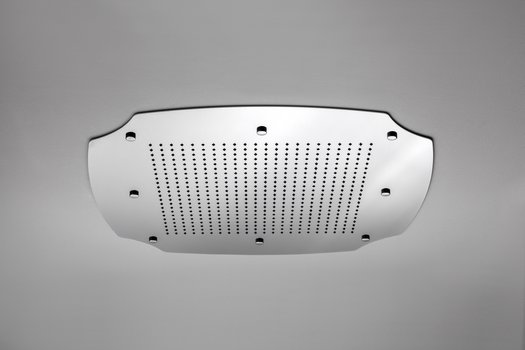 Elegant build-in shower head with a retro look