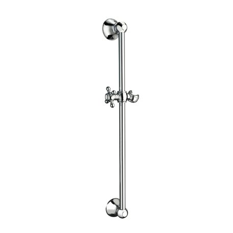 Barre de douche rustique 56 cm avec support coulissant 460.C8072.xx