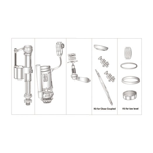 Flush mechanism 645K.SP05