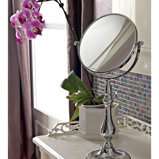 Miroir sur pied classique pour table de maquillage