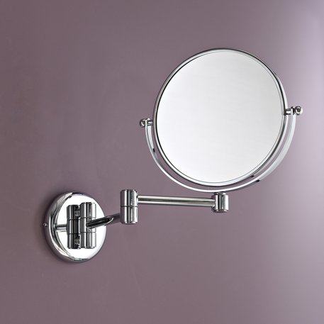 Miroir grossissant avec bras articulés