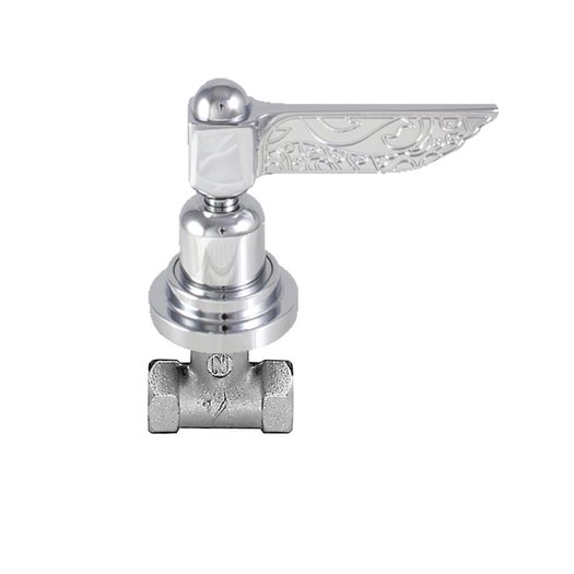 Stop valve for shower from the Liberty collection