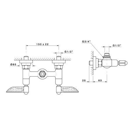 Liberty shower mixer