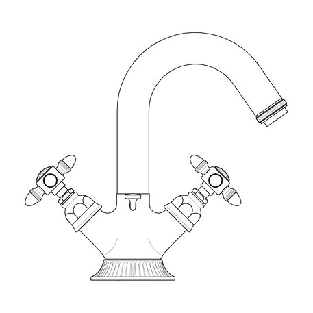 Mélangeur de lavabo Impero pour la salle de bain luxueuse