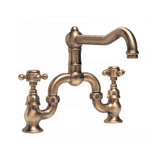 Elegant bridge kitchen faucet for the country style kitchen