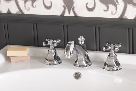 Teide retro faucet with elegant cross handles