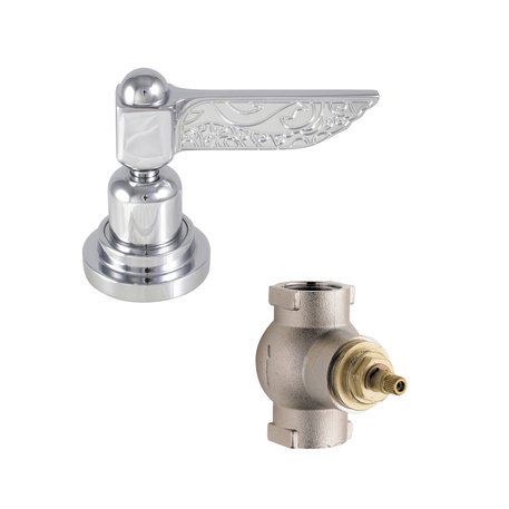 Nice stop valve for a built-in shower ensemble