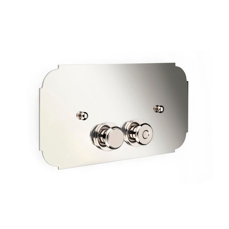 Control / flush plate for toilet