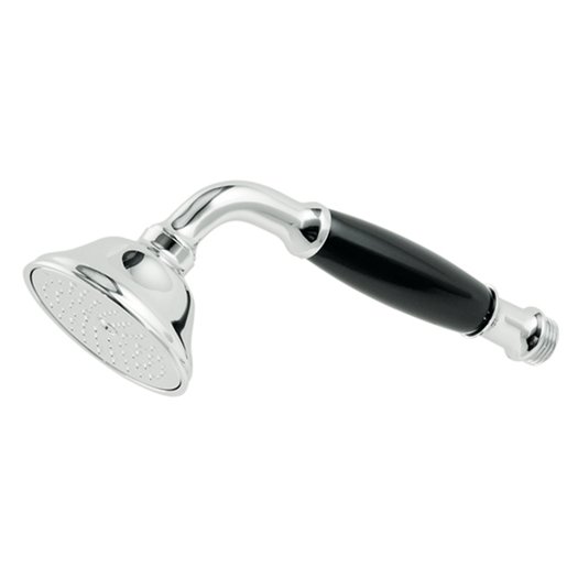 Retro hand shower with black handle