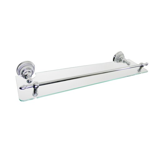 Impero glass shelf for the classic bathroomÉtagère en verre Impero pour la salle de bains classique