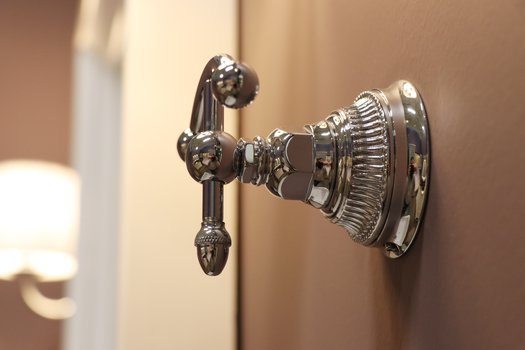 Stylish hook for the classic bathroom