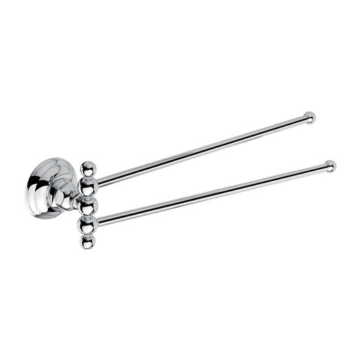 Retro swivel double towel holder 951.1482.xx