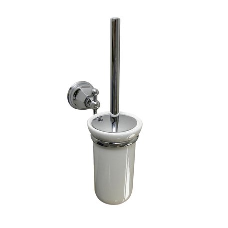 Teide wall-mounted brush holder for country style toilet