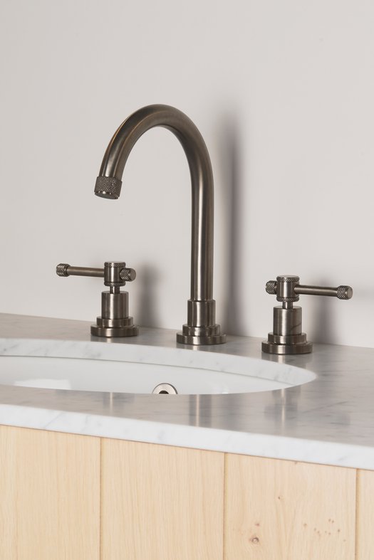 Modern faucet with mechanical touch